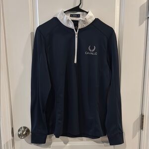 Cavallo Navy Long Sleeve Riding Shirt